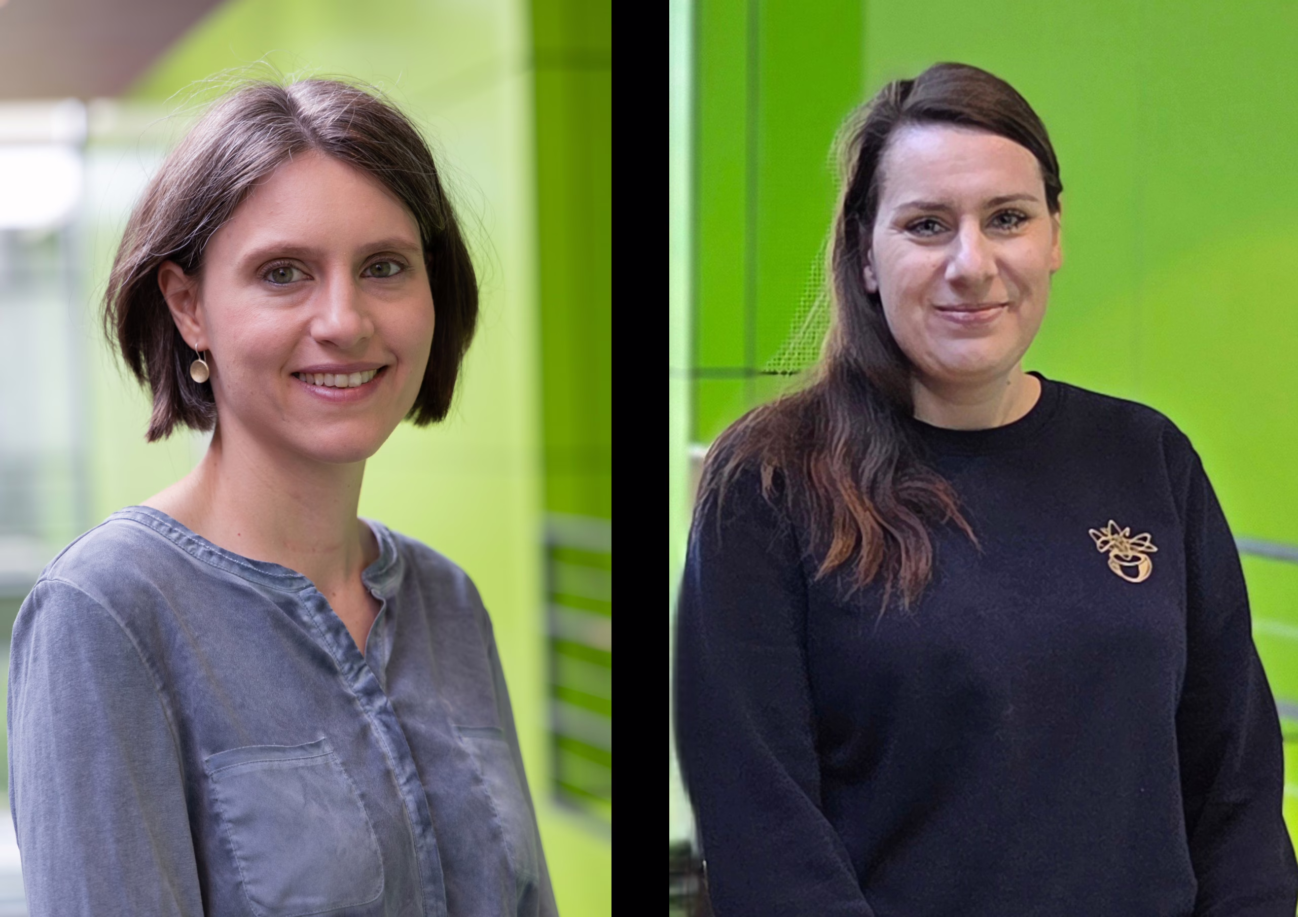 AMOLF Group leaders Kirstina Ganzinger & Wiebke Albrecht