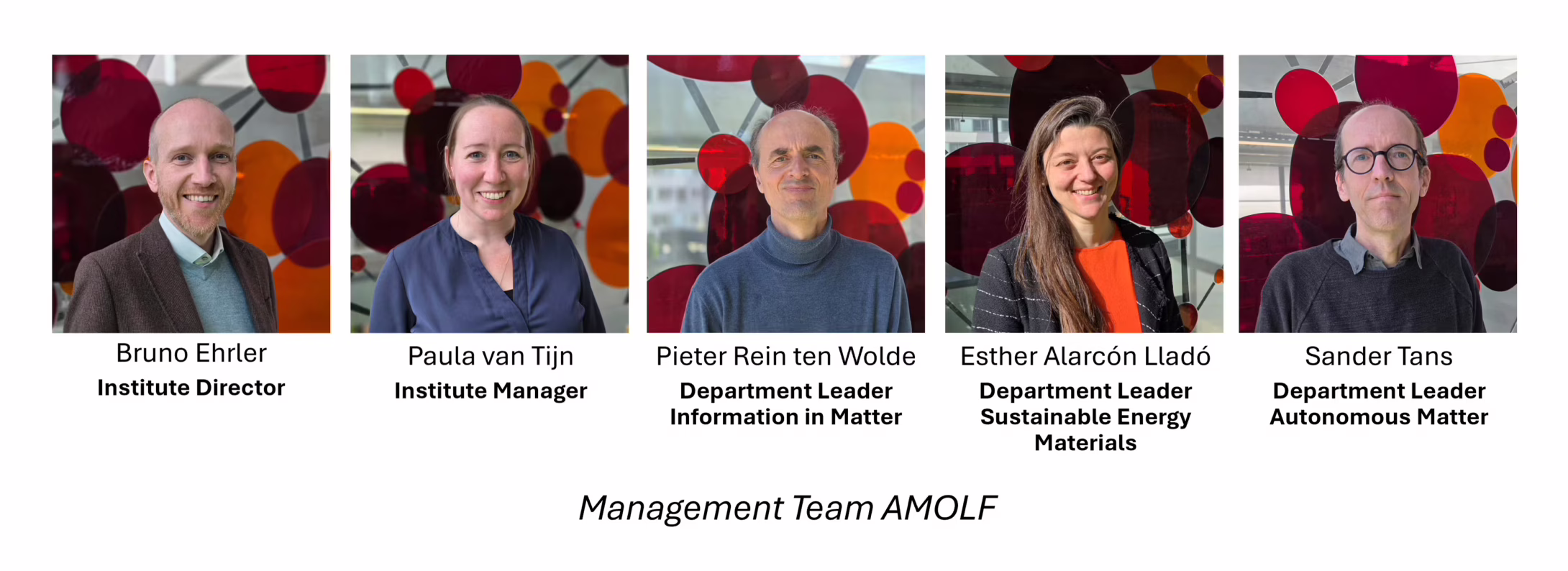 Management Team AMOLF