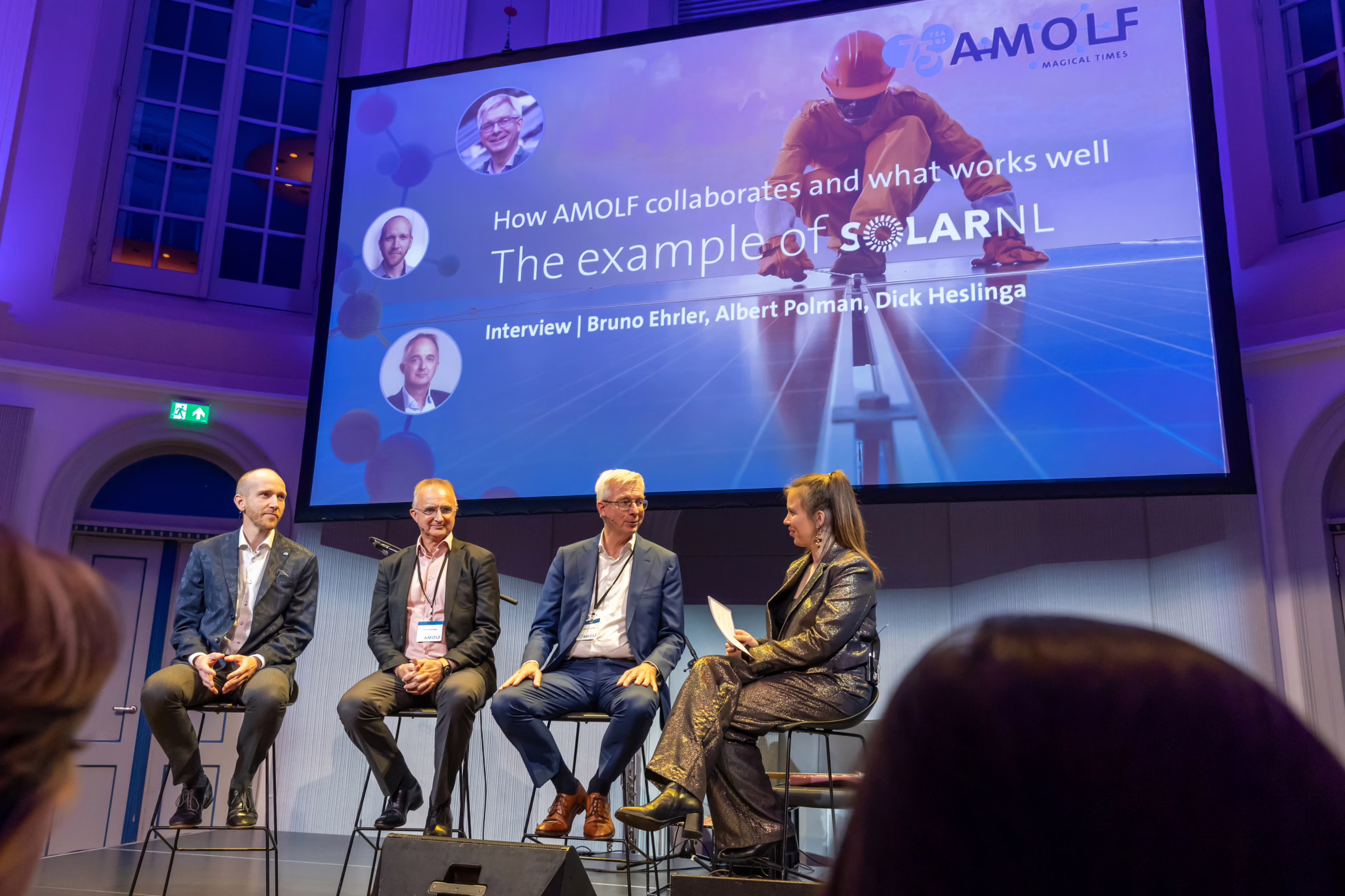 Session about SolarNL collaboration at AMOLF event