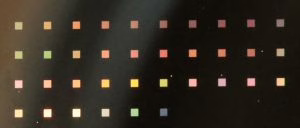 Fabricated plasmonic sample